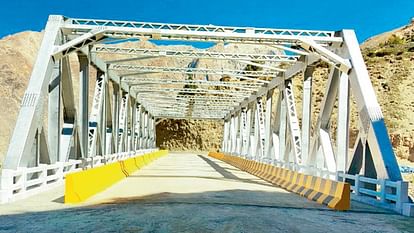 Three bridges are ready on the road adjacent to the China border in Kinnaur