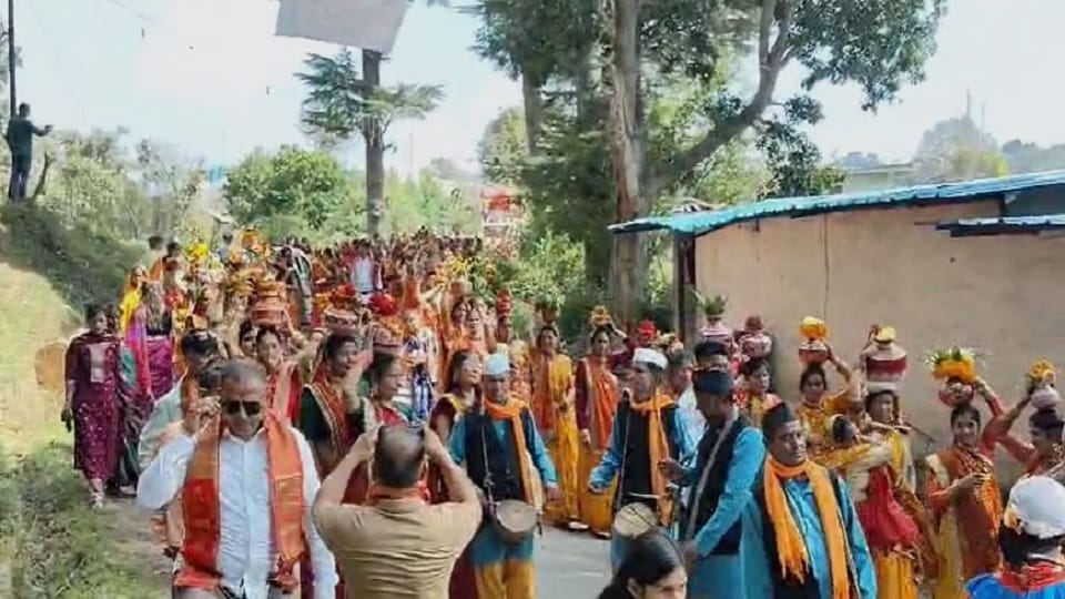Ghatotkach Mahotsav begins with Kalash Yatra in champawat