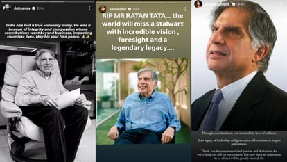 Bollywood celebs mourns on ratan tata death give tribute to him ajay devgan sanjay dutt anushka sharma