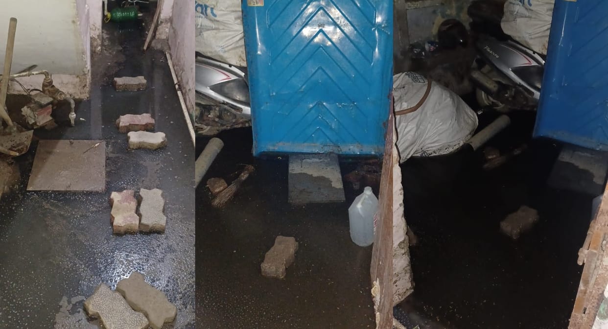 Sewer water filled in houses, Jalkal has given solution only on paper, people are forced to live hellish life