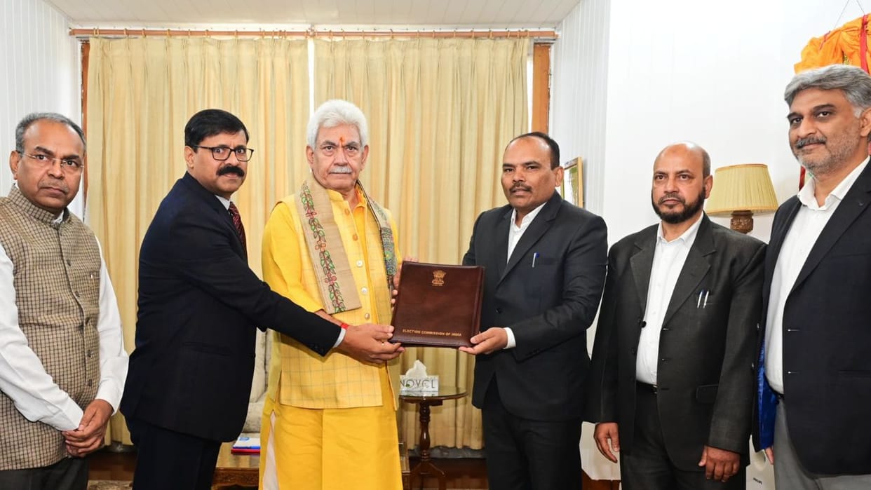 Jammu Kashmir: Democracy won, Lieutenant Governor congratulated the Election Commission, expressed gratitude f