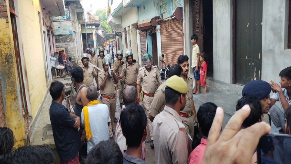 Anger erupted over the misdeeds of miscreants, police force deployed on the spot