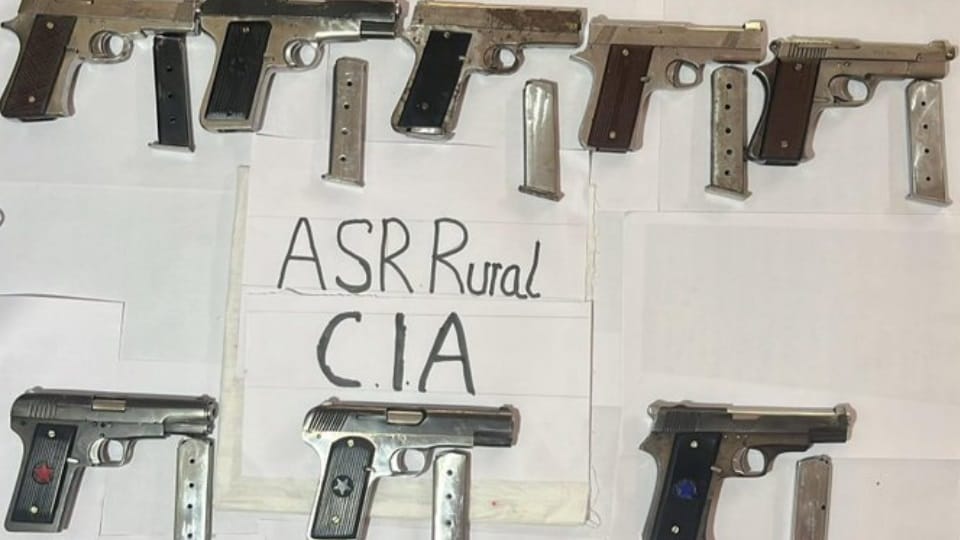 Three accused arrested for smuggling weapons from Madhya Pradesh in Amritsar