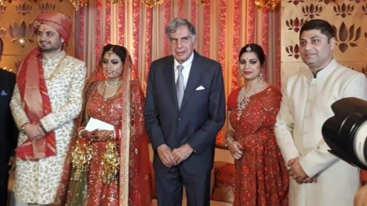 Ratan Tata had come to give blessings at the wedding of Kaustubh-Chandni of Shahjahanpur
