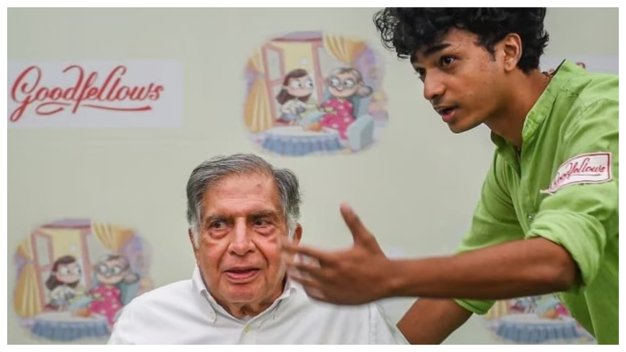 Who is Ratan Tata's friend Shantanu Naidu who is 55 years younger than him?