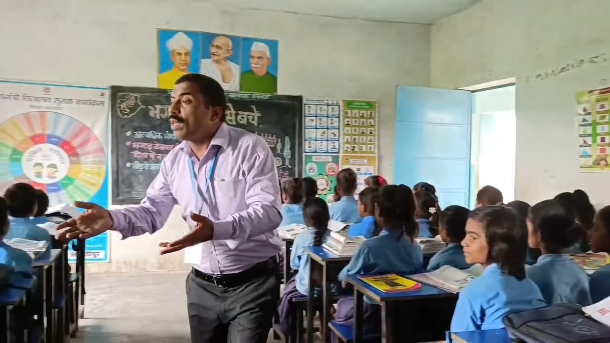 To prevent stampede, the teacher created awareness by singing a song
