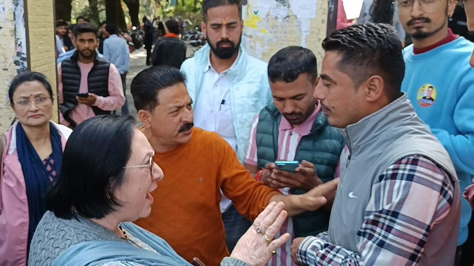 Student leaders created ruckus in DSB campus nainital