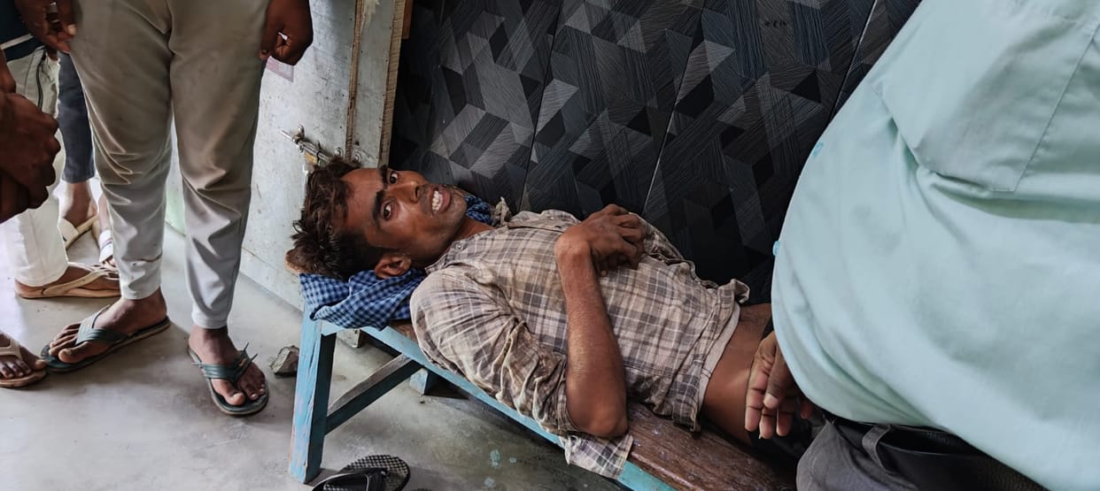 A man died during treatment after attack of elephant in katarniaghat van kshetra in Bahraich.