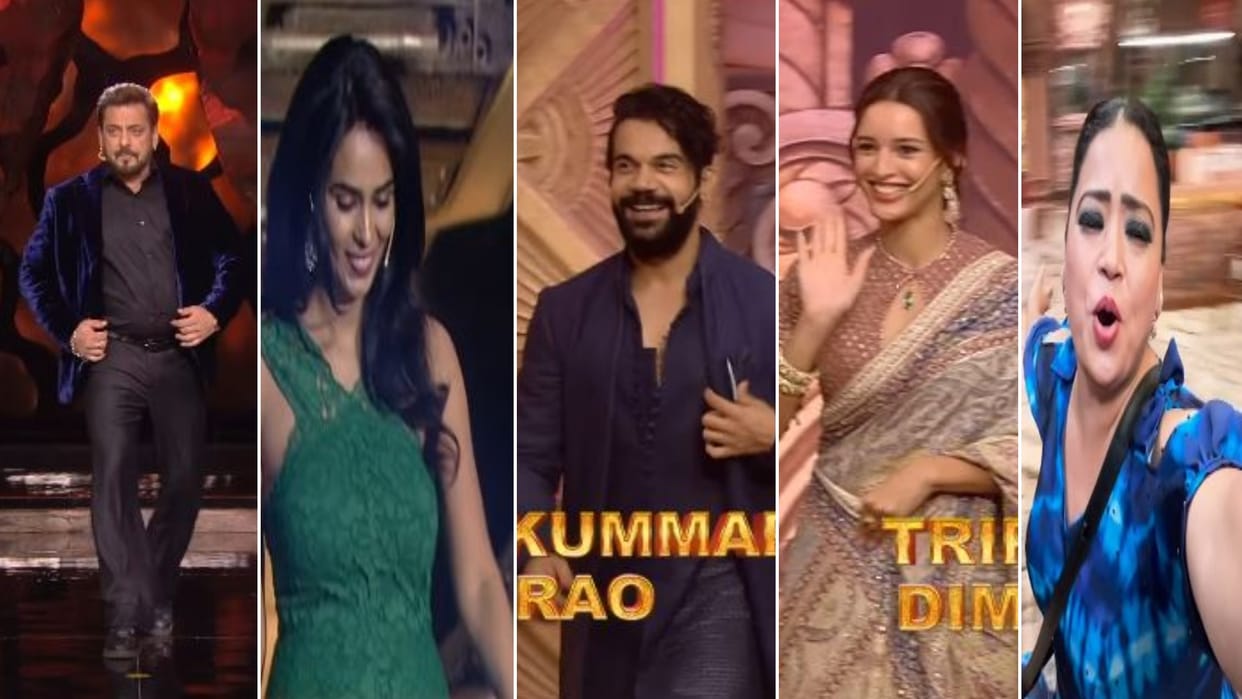 Bigg Boss 18 Weekend Ka Vaar Krushna Bharti Sudesh bring laughter Mallika Sherawat Triptii Dimri Rajkummar Rao