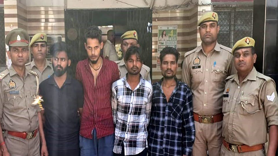 Four arrested including servant for theft from BJP leader house