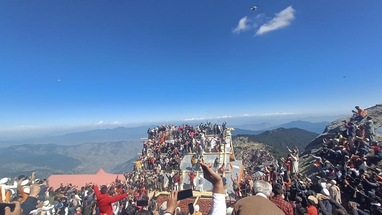 Churdhar Shirgul Deity After 52 years a  Shant Mahayagya was performed in Churdhar temple