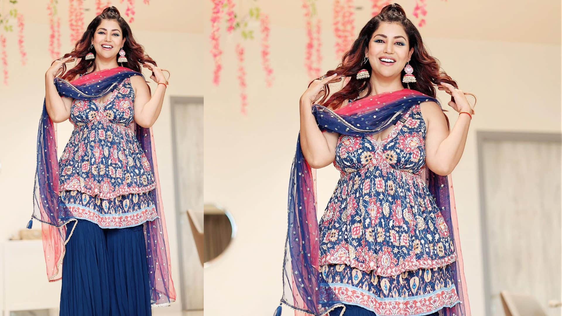 Dussehra 2024 best ethnic looks of debina bonnerjee for Dussehra  puja