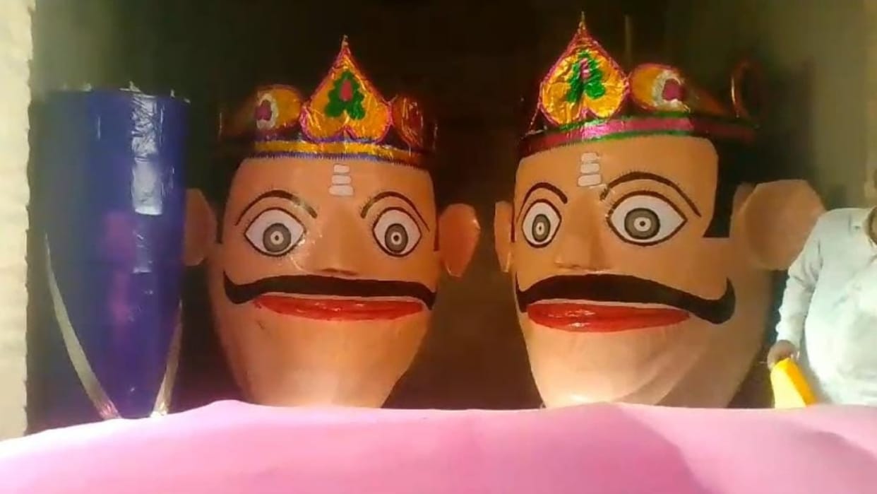 Dussehra: Police administration took stock of preparations for burning of Ravana in Muzaffarpur and Saharsa