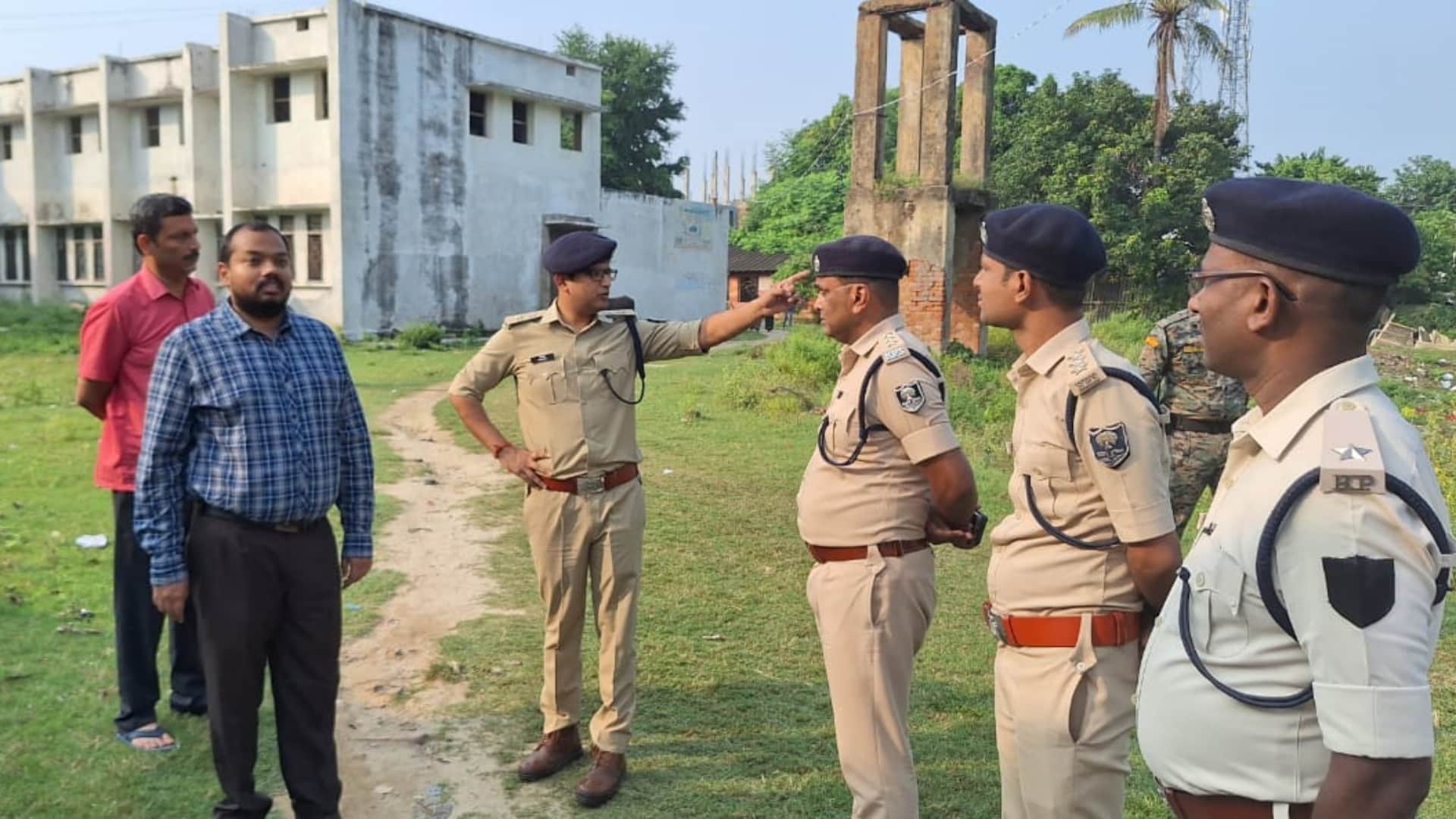Dussehra: Police administration took stock of preparations for burning of Ravana in Muzaffarpur and Saharsa