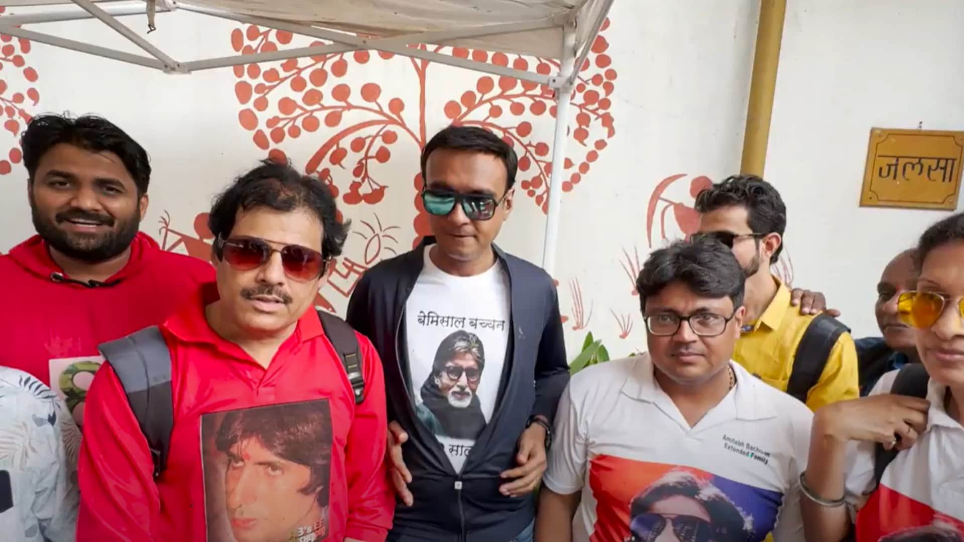 Amitabh Bachchan Birthday Fans Gathered Outside Jalsa To wish Big B See Photos here