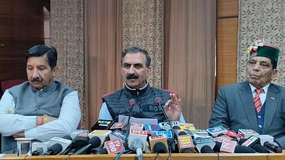 Press conference of Himachal Pradesh Chief Minister Sukhvinder Singh Sukhu in Shimla