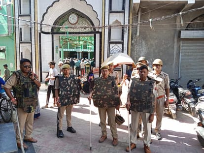 High Alert: After Yeti Narasimhanand's comment, vigilance regarding Friday prayers, force deployed in Meerut