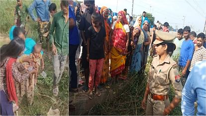 Who was unfortunate women dead body was found crying with an innocent child could not be identified