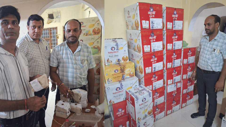 indore news ghee Adulteration milawat