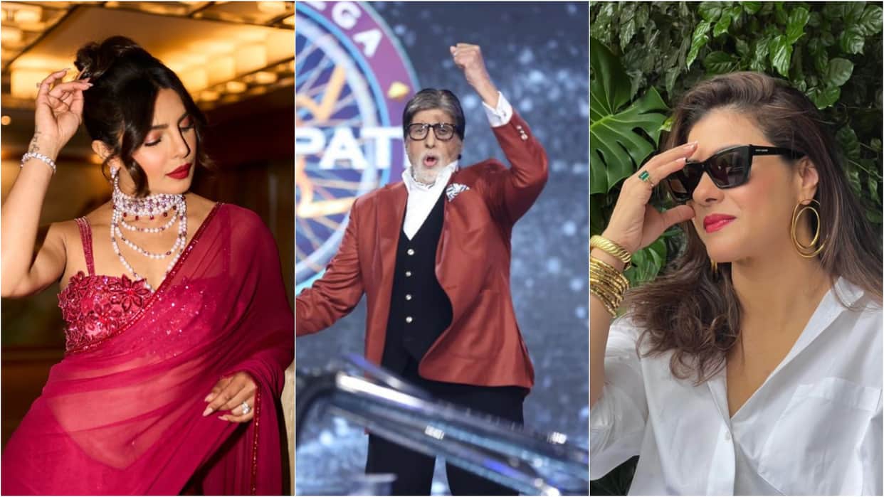 Priyanka chopra to Kajol Maniesh Paul bollywood celebs extend wishes on Megastar Amitabh Bachchan birthday