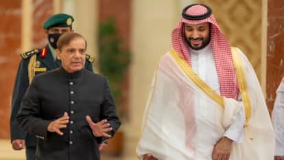 shehbaz sharif meets saudi crown prince mohammed bin salman jeddah west asia tensions