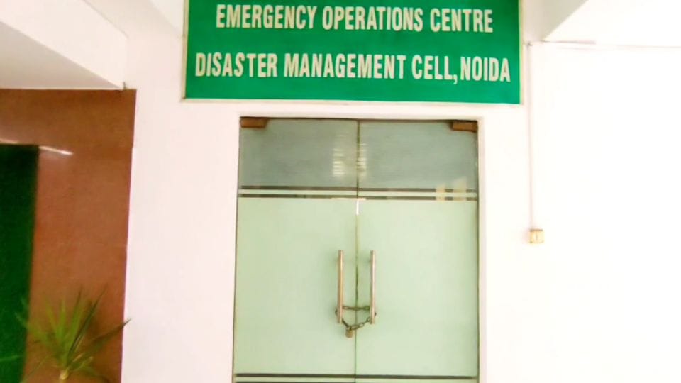 Disaster Management Department office in Noida is locked