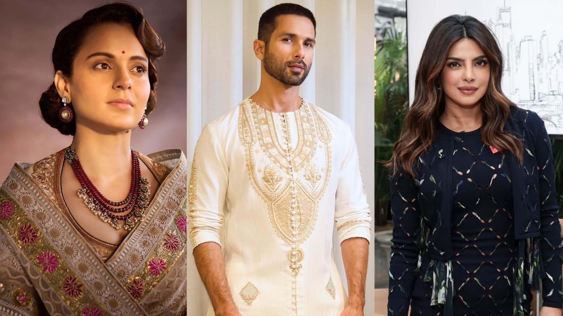 bollywood Celebs like Kangana Ranaut Shahid kapoor Priyanka Chopra  Greets their fans on  Dussehra 2024