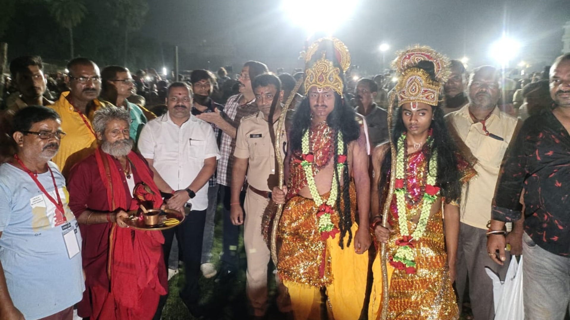 Dussehra 2024: 51 feet tall effigies of Ravana, Kumbhkarna, Meghnad burnt in MLT College ground of Saharsa