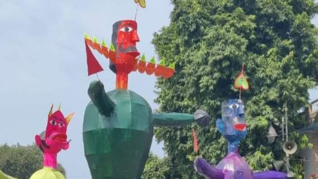 Nandi Maharaj got angry at the effigy of Ravana in Shivpur