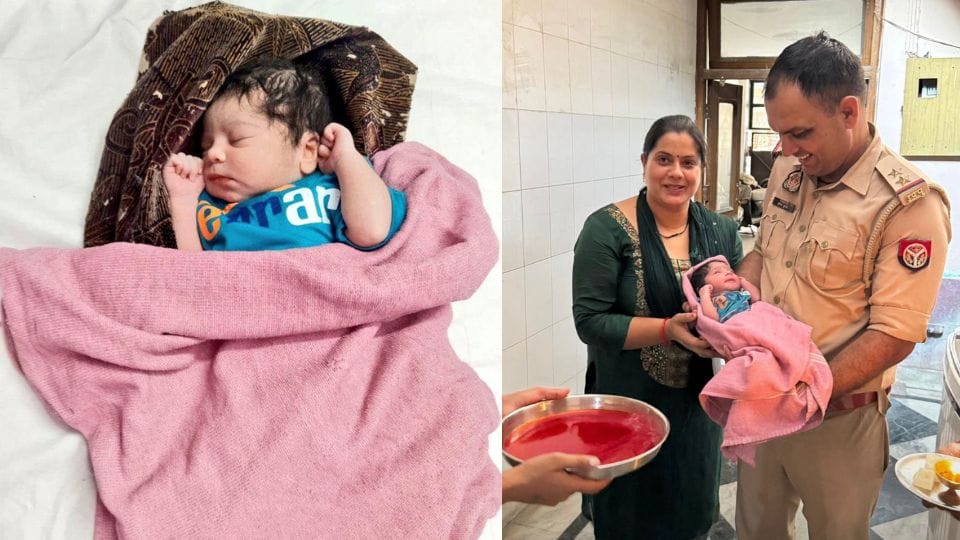 Newborn baby girl found in bushes in Ghaziabad