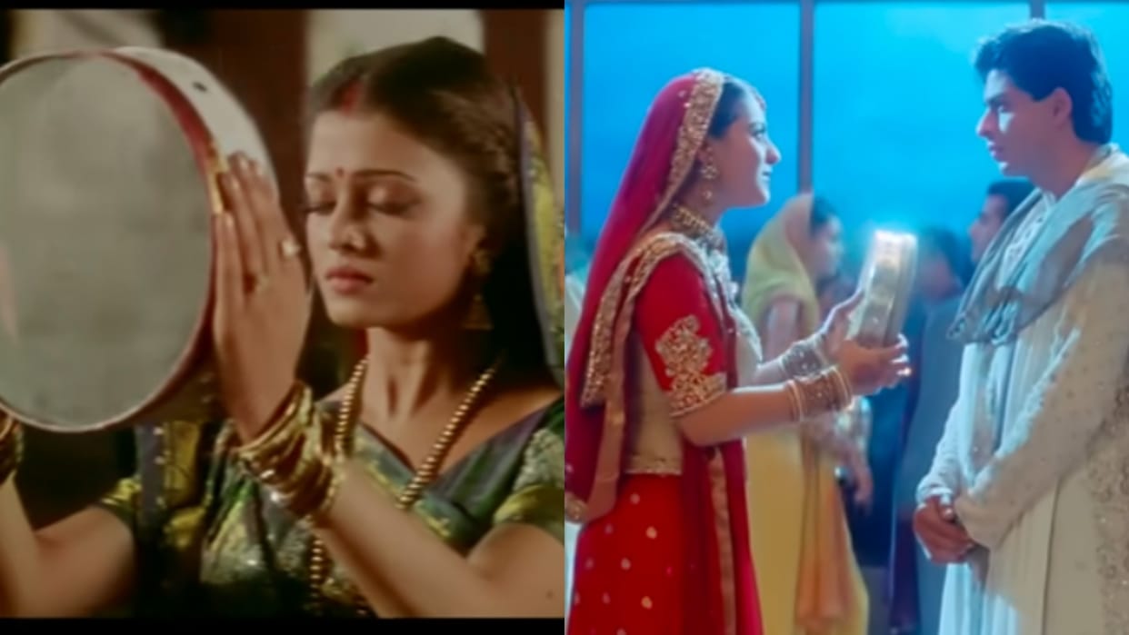Famous Bollywood Karwa Chauth Songs Saajanji Ghar Aaye Bole Chudiyan Chand Aur Piya