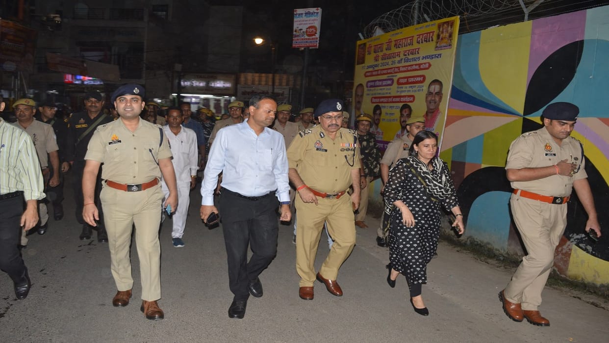 PAC and QRTs deployed to ensure security in the Bareilly on Dussehra