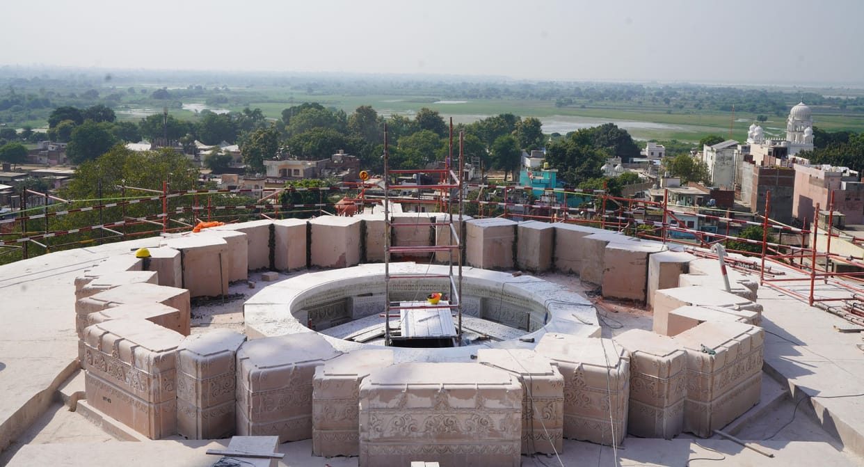 Ayodhya: The first layer of the peak of Ram temple is ready, the entire height of the temple will be 161 feet,