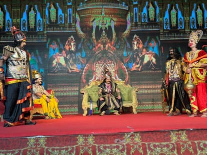 Pics of Ramleela in Ayodhya.