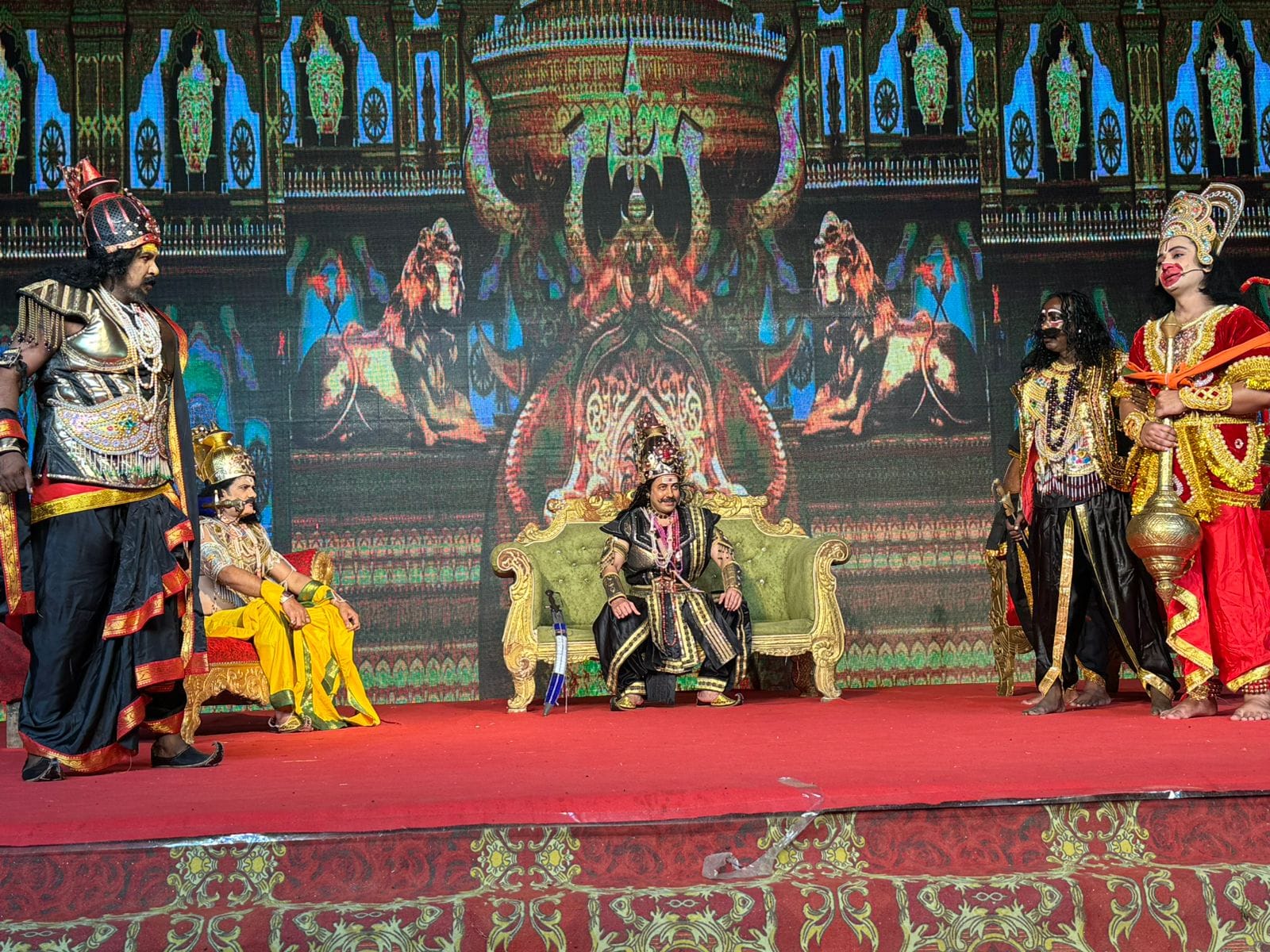 Pics of Ramleela in Ayodhya.
