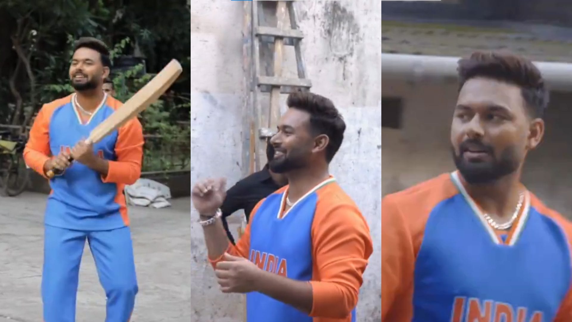 Rishabh Pant playing gully cricket shares special video on social media suggests new rules see