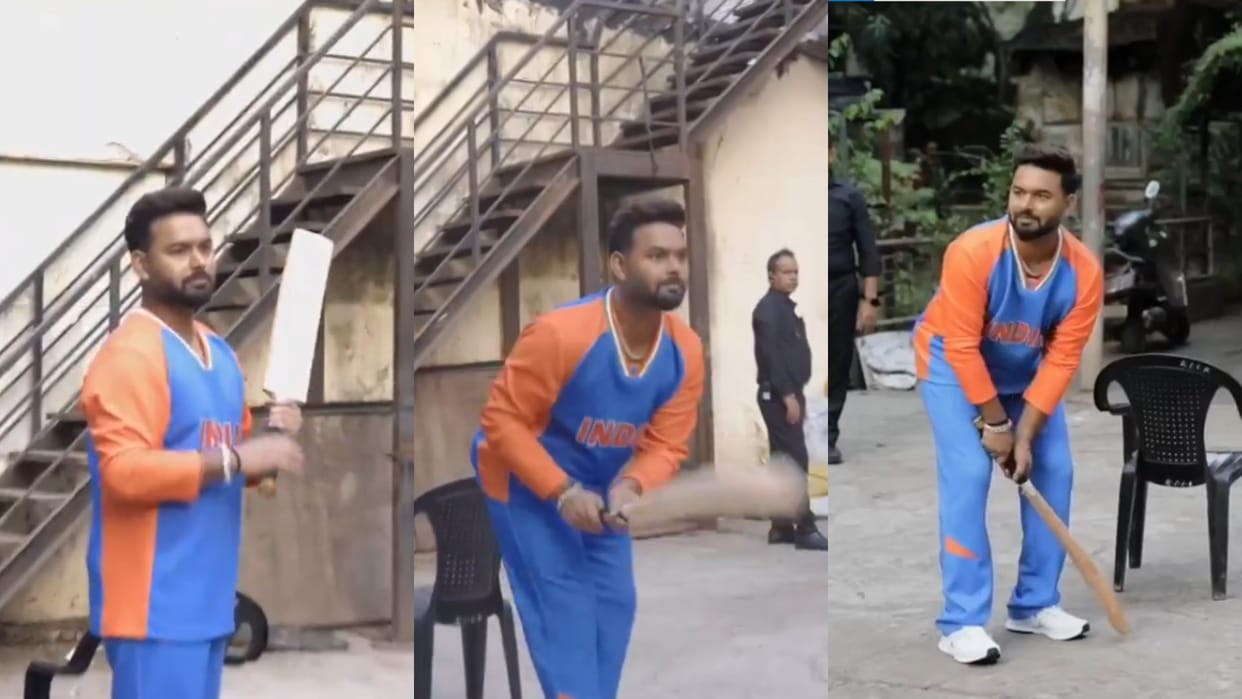 Rishabh Pant playing gully cricket shares special video on social media suggests new rules see