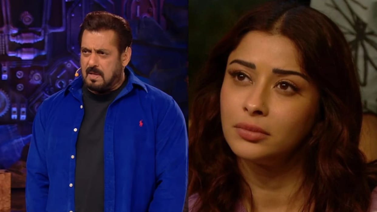 Bigg Boss 18 Weekend Ka war Salman Khan Scolds nyrraa m banerji in Promo video