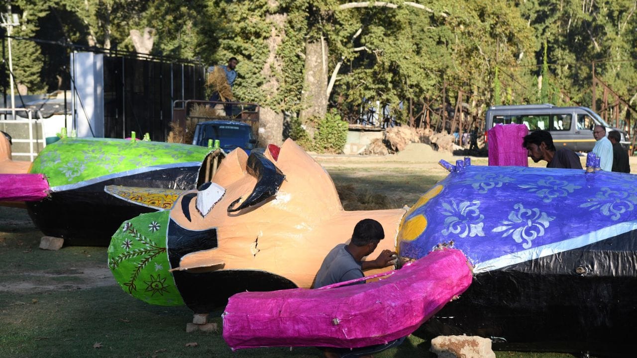 Dussehra fun: Big event on Vijayadashami festival in Srinagar, Ravana Dahan will take place tonight, see pictu