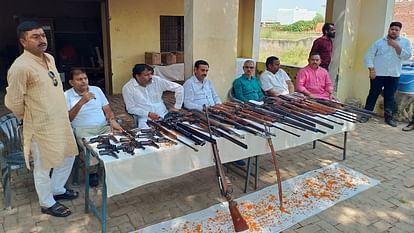 Weapon worship took place on Vijay Dashami