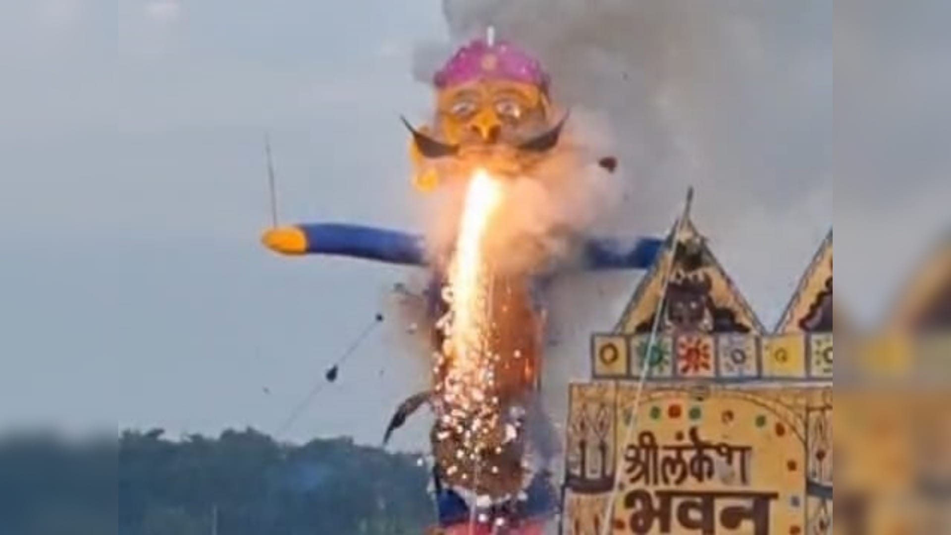 Vijayadashami: Ravana Dahan took place in Samastipur, effigies of Meghnath and Kumbhakaran were also burnt