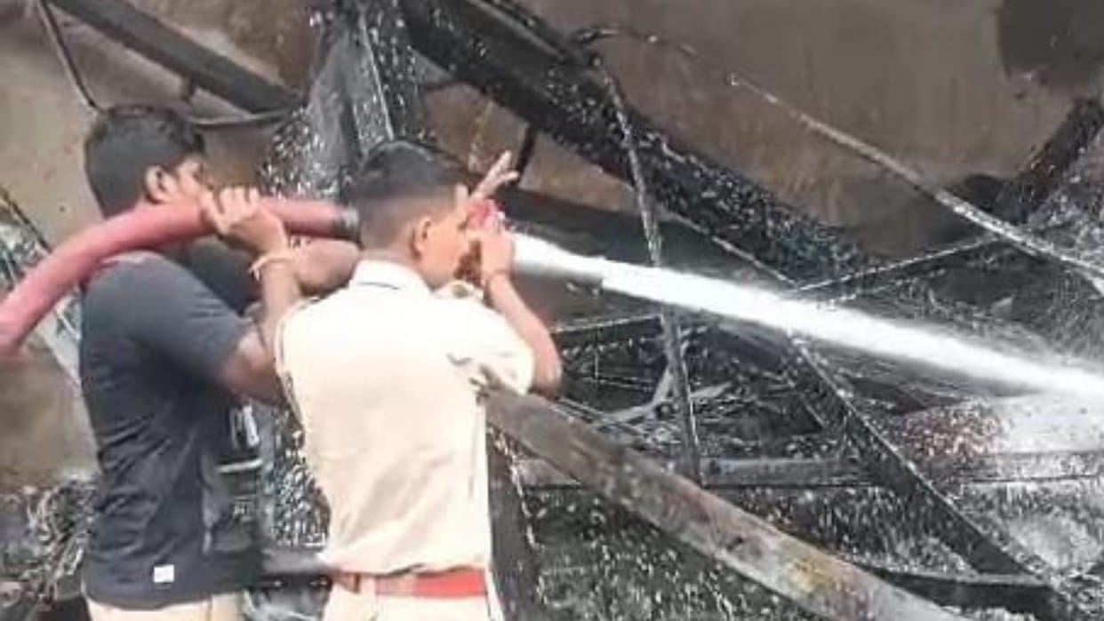 Fire broke out in a factory in Jodhpur's Tanavda area