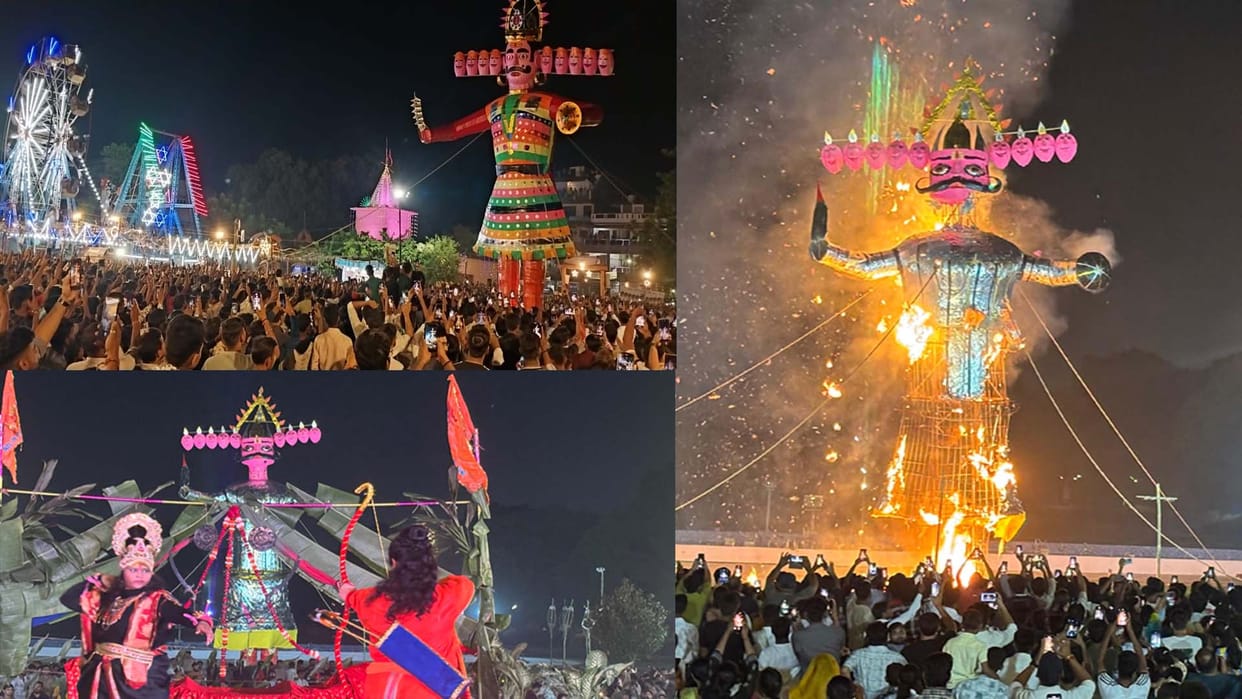 Dussehra 2024:  Ravan Dahan In kanpur up