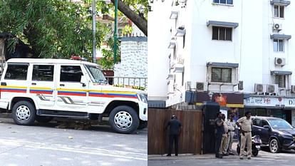 Salman Khan security increased after Baba Siddique murder heavy police force deployed outside his house