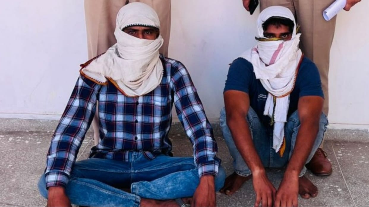 Haryana: Two criminals arrested for attempted murder, a reward of Rs 5,000 each was declared