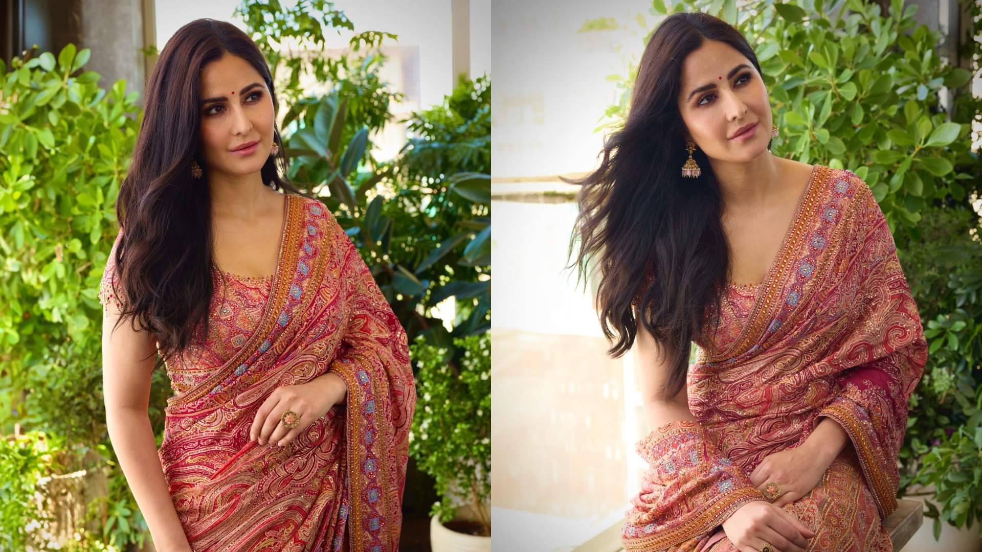 karwa chauth special hair style for ethnic wear inspired from Bollywood actresses