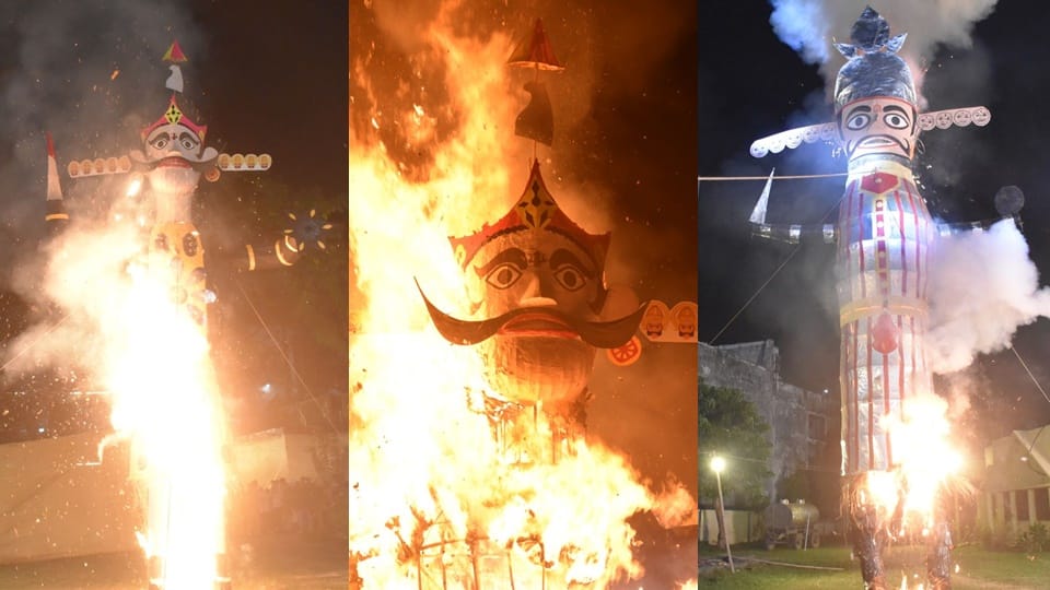 Photos of Dussehra fair in Moradabad: Shri Ram killed Ravana, his ego was destroyed