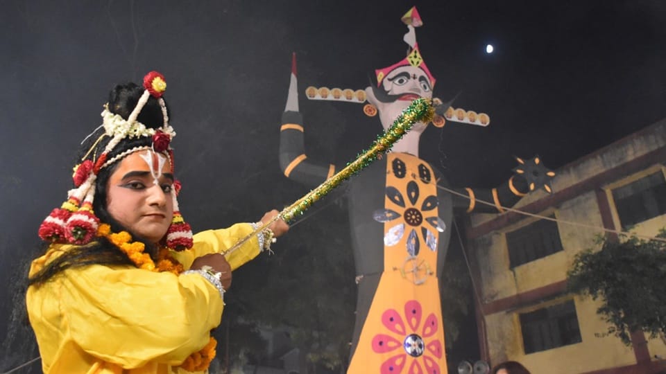 Photos of Dussehra fair in Moradabad: Shri Ram killed Ravana, his ego was destroyed