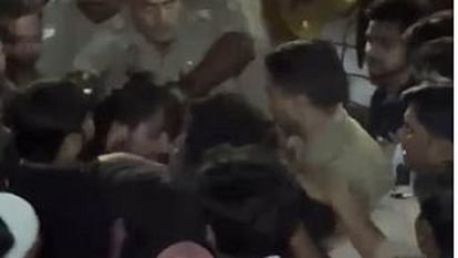 Husband beaten in front of wife Policemen had no mercy slapped so many people eardrum burst