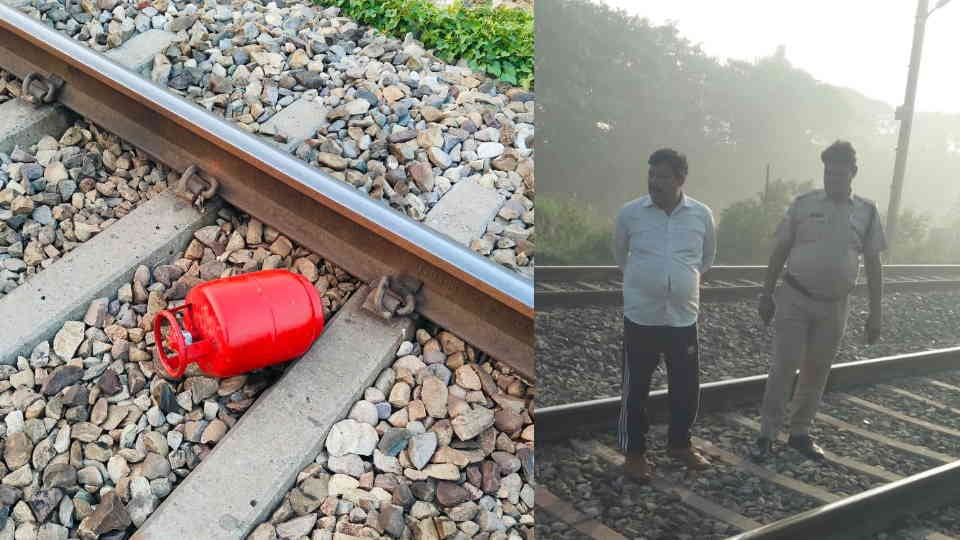 Uttarakhand News Gas cylinder found on railway track near cantonment towards Laksar People Panic